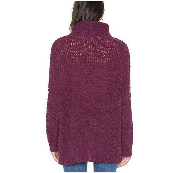 Free People She’s All That Alpaca High Neck Longline Tunic Sweater - Picture 3 of 7